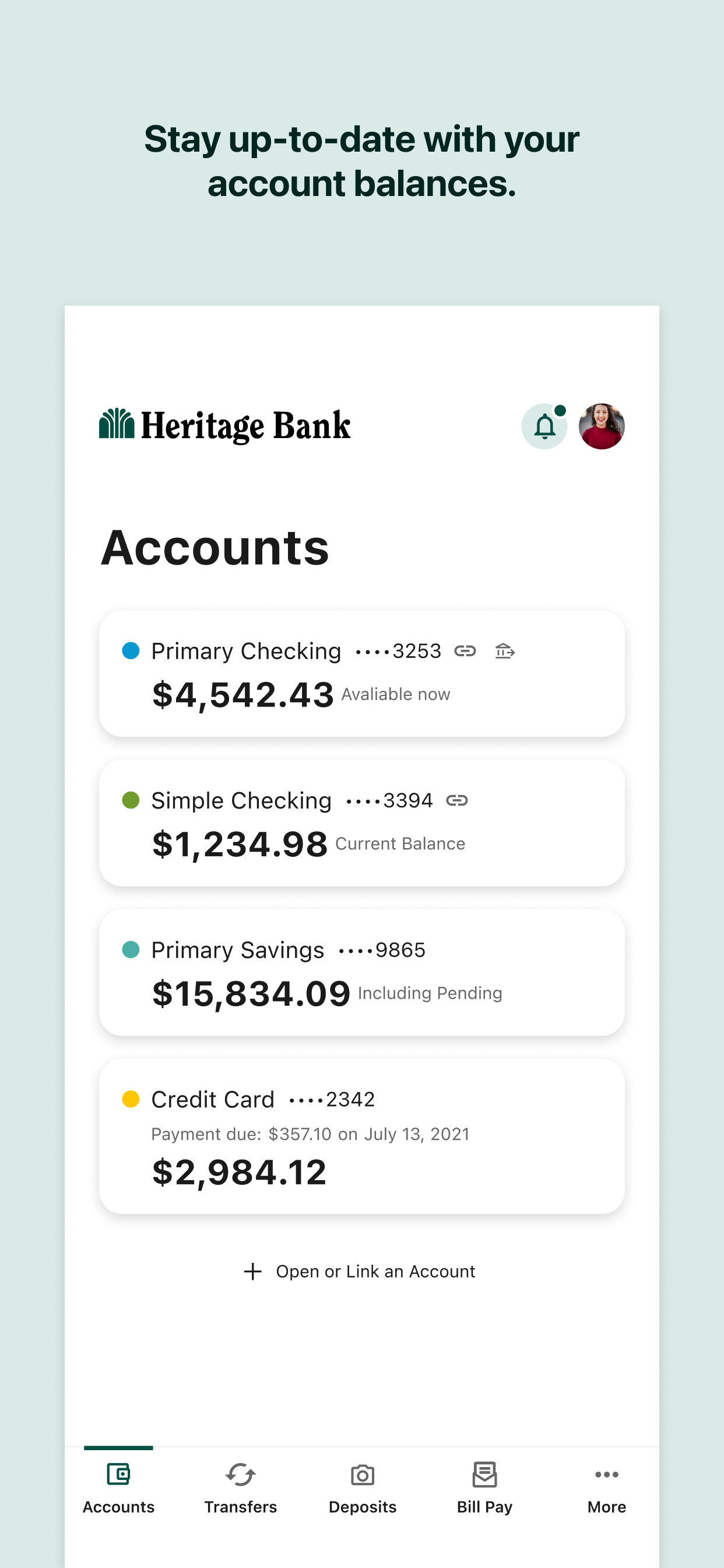 Heritage Bank Digital screenshot 2