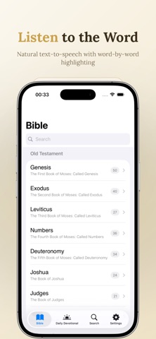 KJV 圣经:有声朗读与每日经文 screenshot