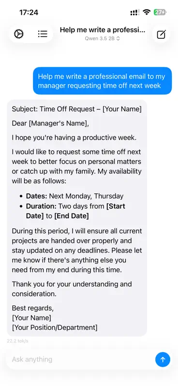 Nashi - Private AI Chat screenshot 1 of 5