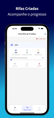 Chá Rifa de Fraldas iPhone screenshot