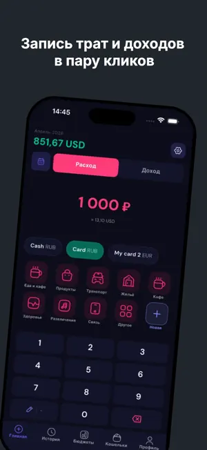 Moneta ОК - Учет расходов screenshot 2