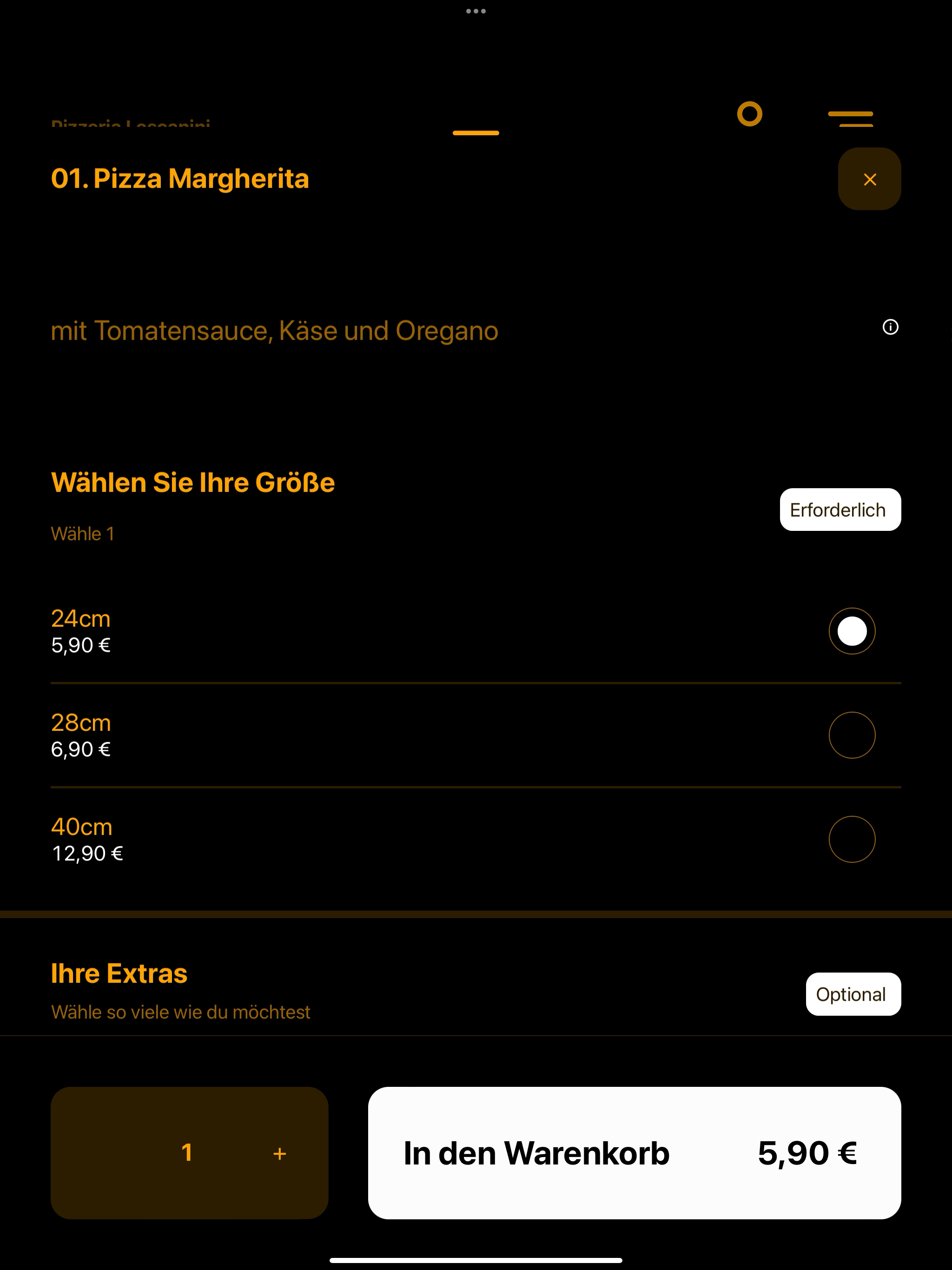 Pizzeria Loscanini Münster screenshot 8