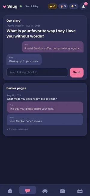 Snug: a cozy home for two screenshot 2