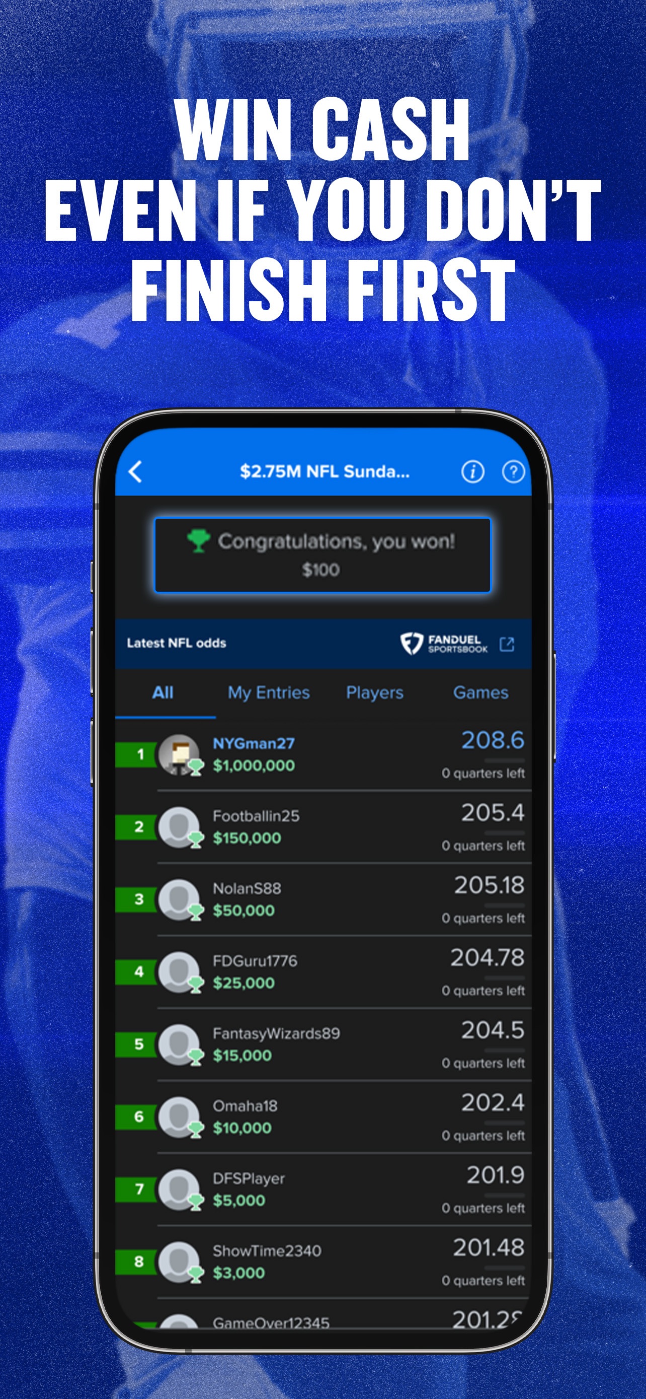FanDuel Fantasy Sports screenshot 3