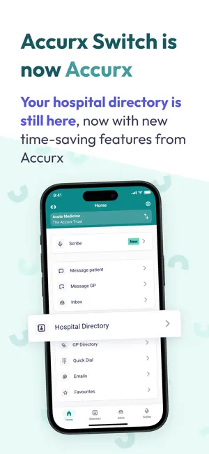 Accurx screenshot 1