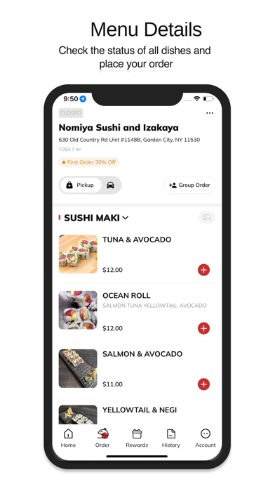 Nomiya Sushi and Izakaya Screenshot