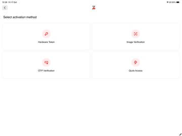ZenithBankToken iPad screenshot