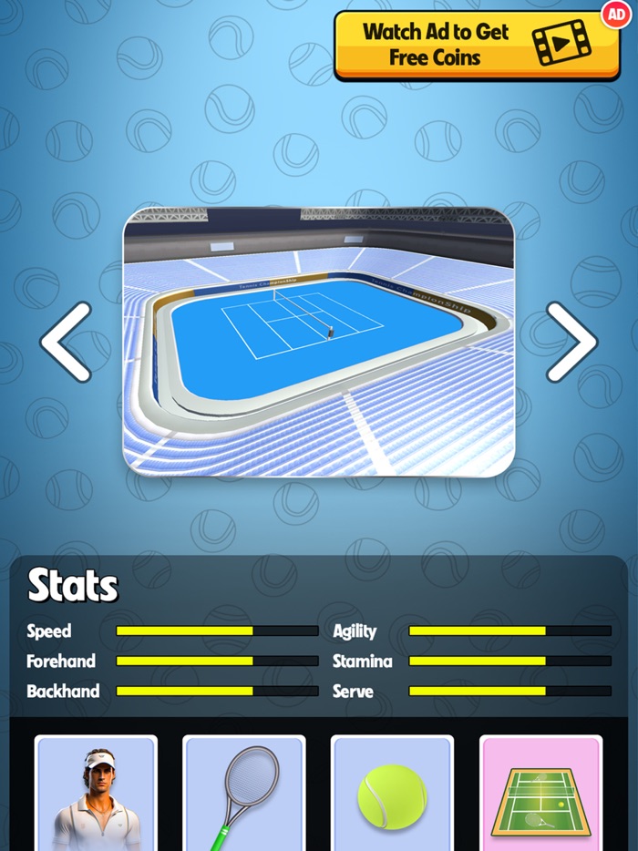 충돌 테니스 게임