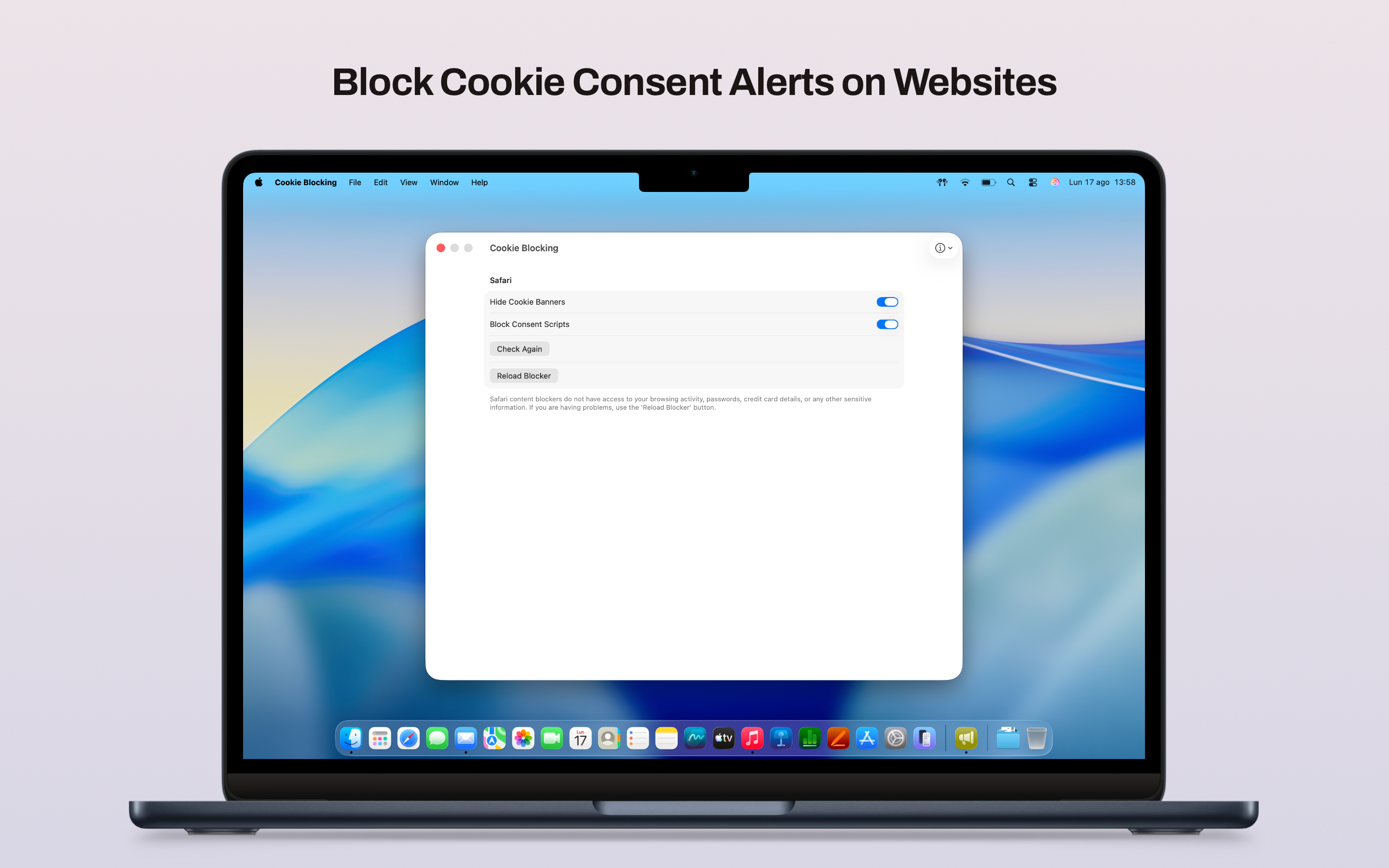Cookie Blocking screenshot 3