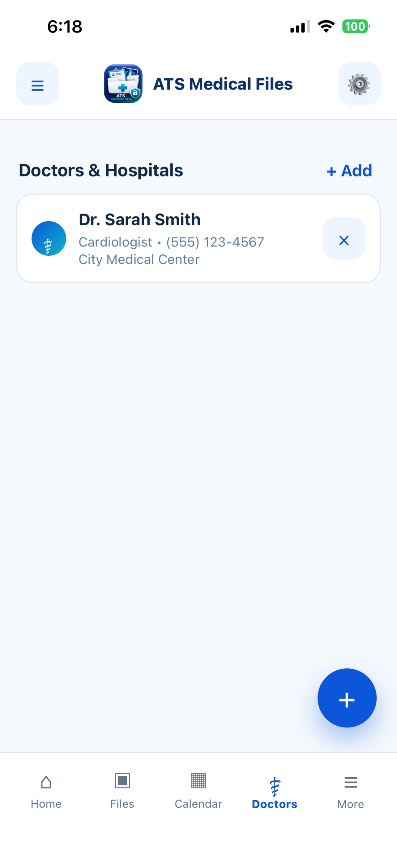 Screenshot 4 of ATS Medical Files