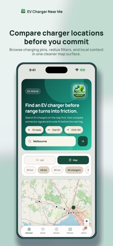 EV Charger Near Me iPhone screenshot