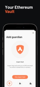 Argent Ethereum Vault screenshot