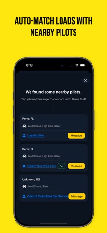 Oversize Connect screenshot