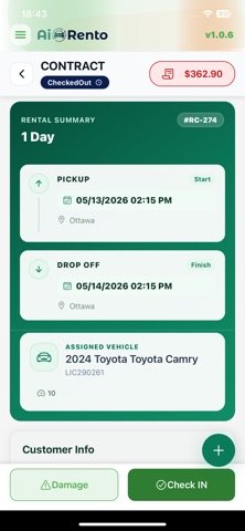 AIRentoApp screenshot