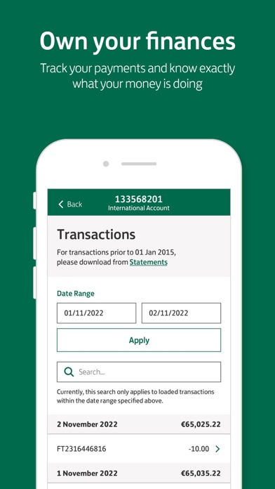 Lloyds Bank International Screenshot