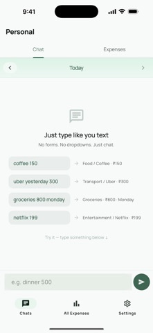 Expense Chat Tracker Screenshot 6 of 6