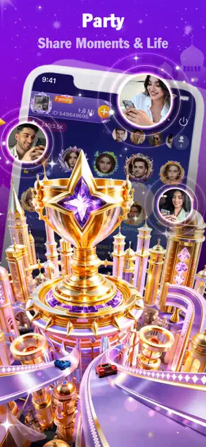 HalaMe- Voice Rooms & Games screenshot 1