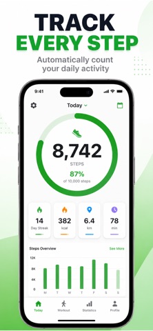Steps Tracker & Pedometer Screenshot 1 of 4
