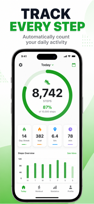 Steps Tracker & Pedometer Screenshot 1 of 4