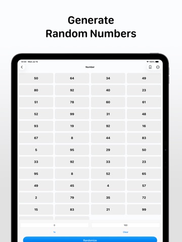 Random Number Generator. RNG