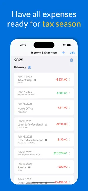 Simple Income Expense Tracker screenshot 2