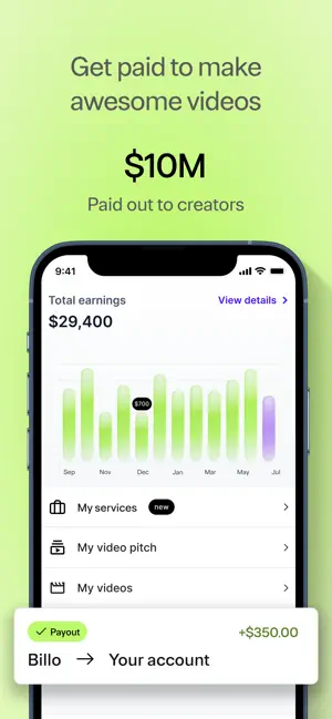 Billo Creator - Sell Content screenshot 1