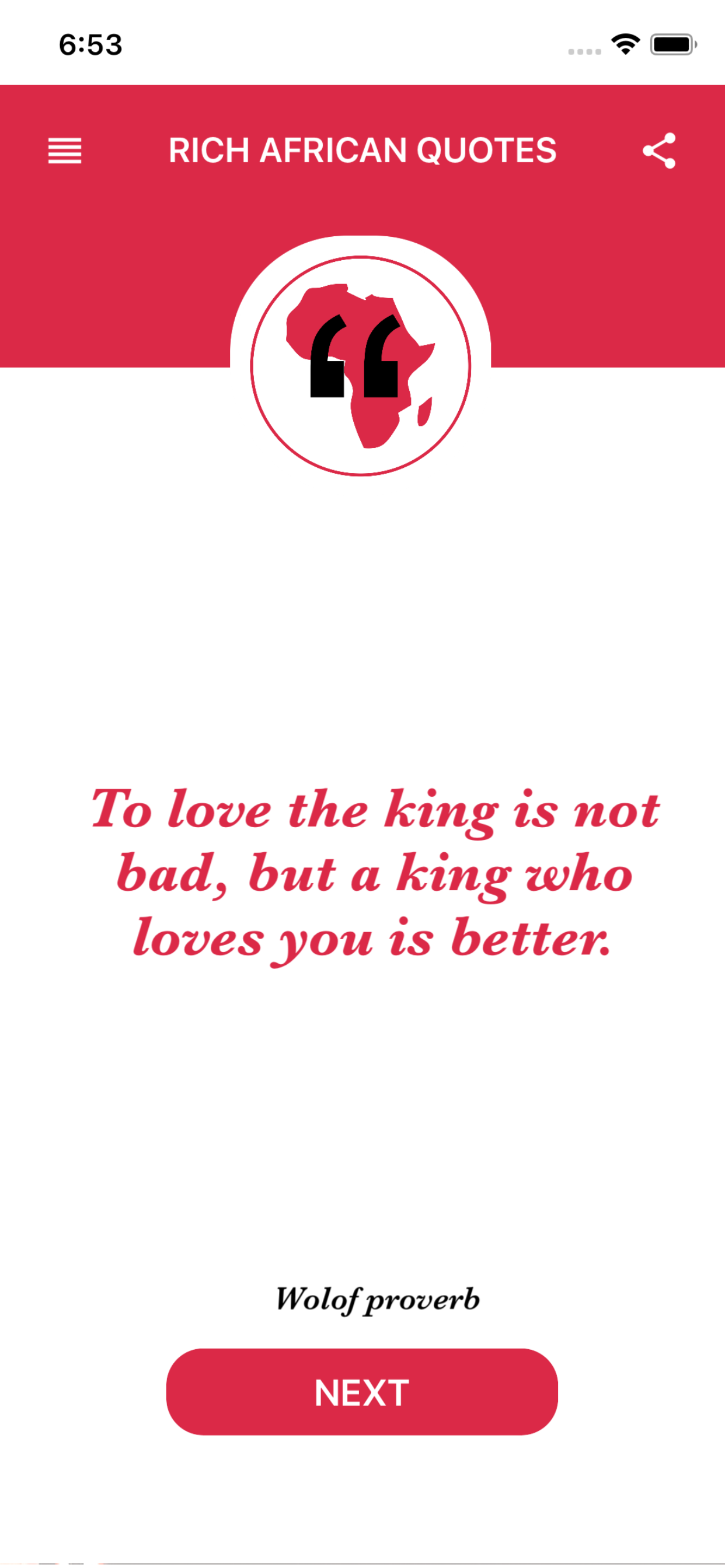 Rich African Quotes screenshot 2