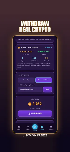 Bitcoin Freeze screenshot 2