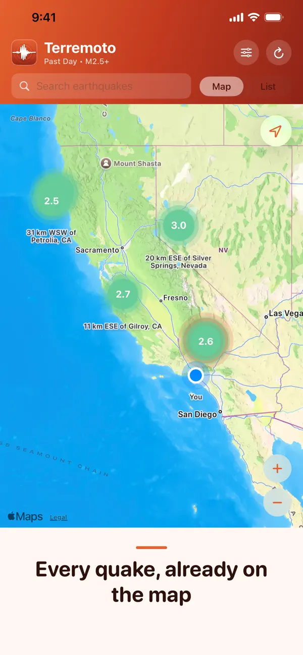 Screenshot #2 pour Terremoto - Earthquake
