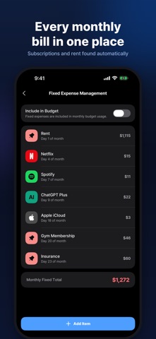 Payto - AI Expense Tracker iPhone screenshot