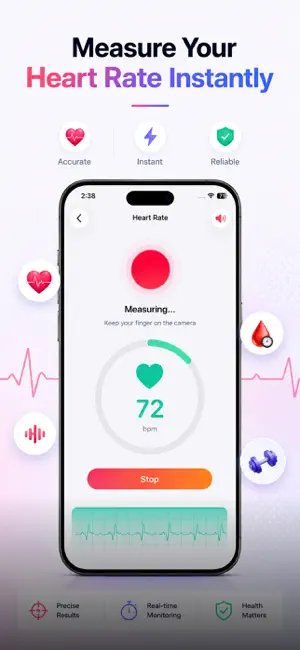 Blood Pressure & Heart Monitor screenshot 4