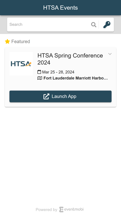 HTSA Events Screenshot