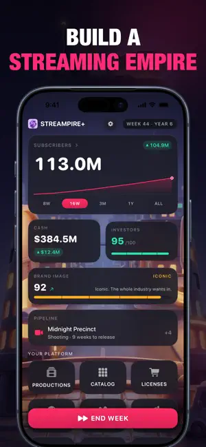 Streampire: Streaming Tycoon screenshot 1