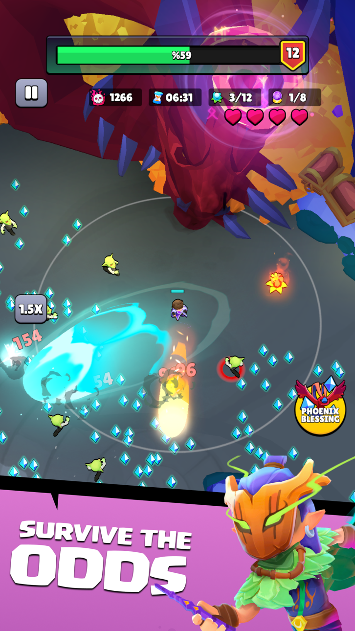 Magic.io: Spells & Zombies Hack screenshot 2 - iOS game interface