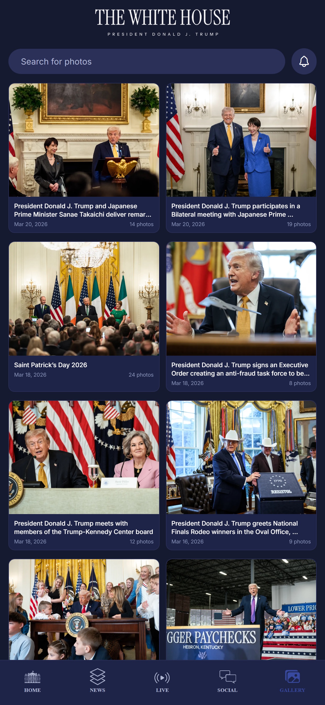 The White House screenshot