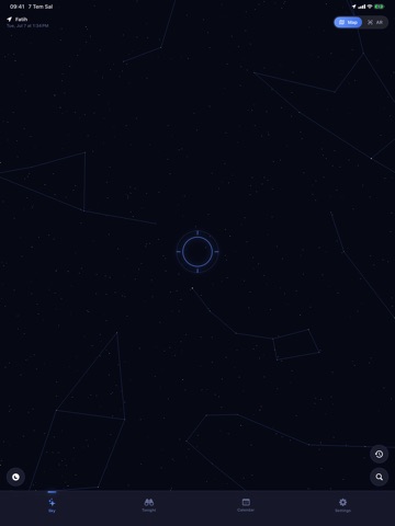Карта звёздного неба iPad screenshot 1