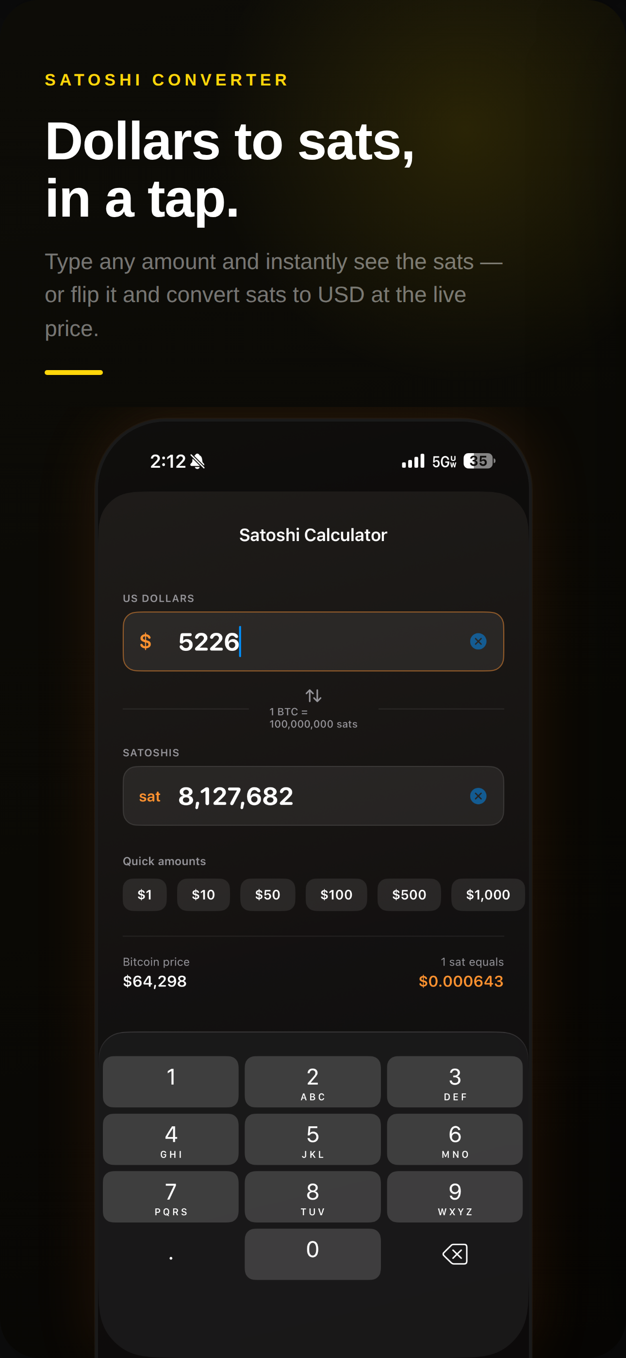 TapBTC screenshot 4