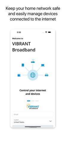 VIBRANT Broadband screenshot