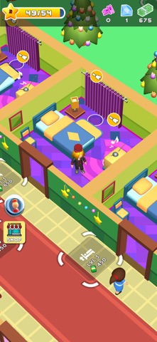 My Hotel Tycoon - idle game 3D iPhone screenshot