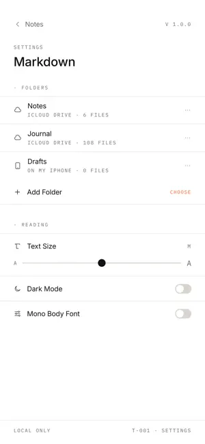 Plain Markdown screenshot 4