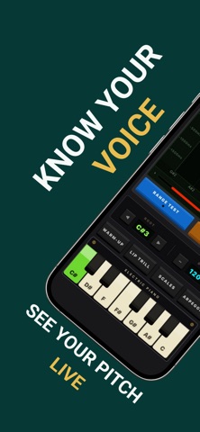 Vocal Trainer Console screenshot