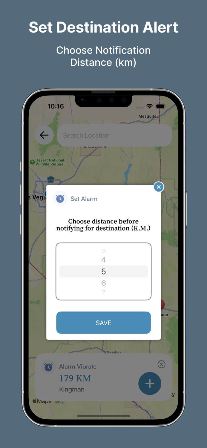 Travel Alarm Notify Alert App