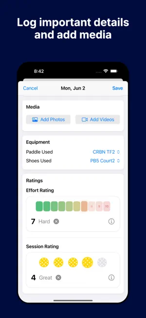 Pickleball Journal+ screenshot 2