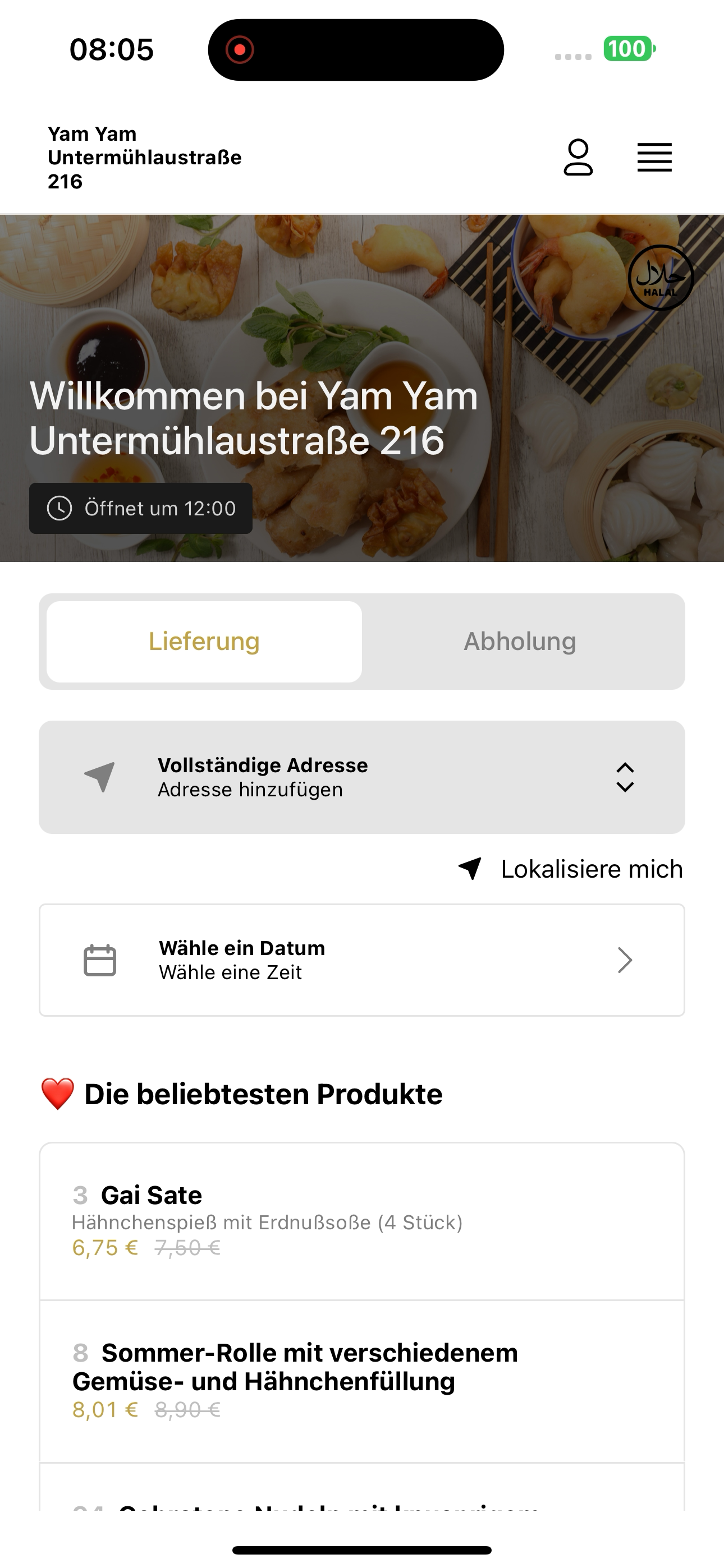 Yam Yam Untermühlaustraße 216 screenshot 6