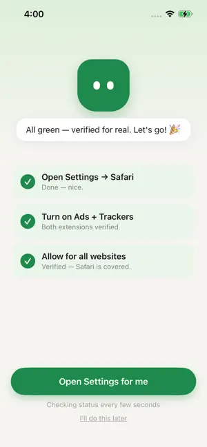 Blocky: Ad Blocker screenshot 2