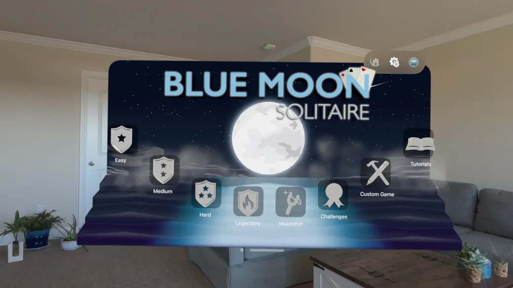 Blue Moon Solitaire screenshot 1