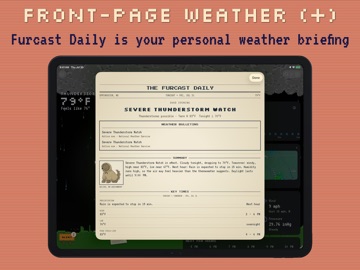 Furcast: Weather & Widgets iPad screenshot