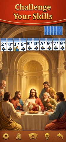 Bible Spider Solitaire-Pray+ Screenshot 1 of 9