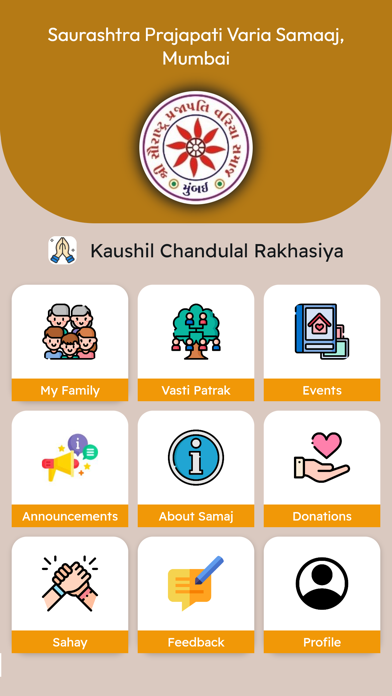 Screenshot 1 of Saurashtra Prajapati App