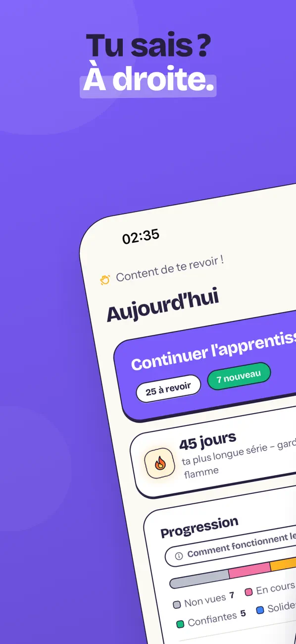 Screenshot #2 pour Vocards: Cartes de vocabulaire